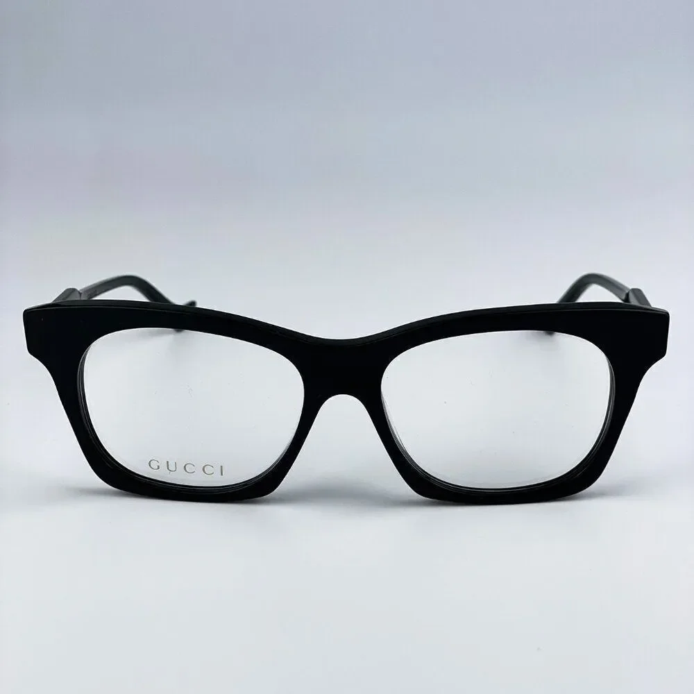 SALE! NEW Gucci GG1299O 001 Black Square Women Eyeglasses